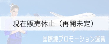 期間限定国際線プロモーション